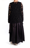 Loyko "Ribbon" Knitted Sweater in Black