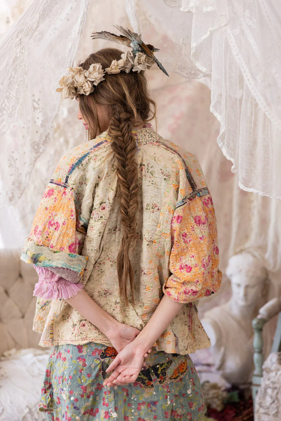 Magnolia Pearl Patchwork Dekker Kimono in Madras Calico
