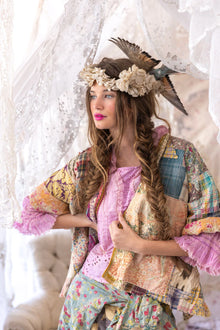  Magnolia Pearl Patchwork Dekker Kimono in Madras Calico