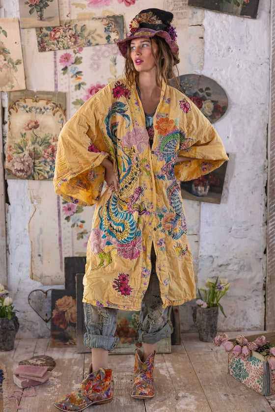 Magnolia Pearl Dragon Romani Kimono