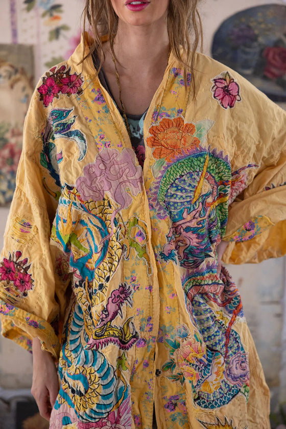 Magnolia Pearl Dragon Romani Kimono