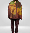 Mieko Mintz Jacquard Silk Poncho Top
