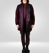 Mieko Mintz Shibori Dye Boiled Wool/Silk Cigar Coat