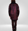 Mieko Mintz Shibori Dye Boiled Wool/Silk Cigar Coat