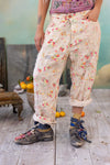 Magnolia Pearl Cotton Linen Miner Pants in Circus Rose