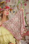 Magnolia Pearl Tassel Handkerchief in Chocolate Poppy