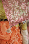 Magnolia Pearl Tassel Handkerchief in Chocolate Poppy