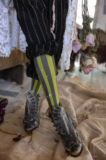  Magnolia Pearl Art Class OTK Socks in Wicked