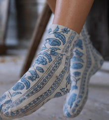  Magnolia Pearl Blockprint MP Socks in Mumtaz