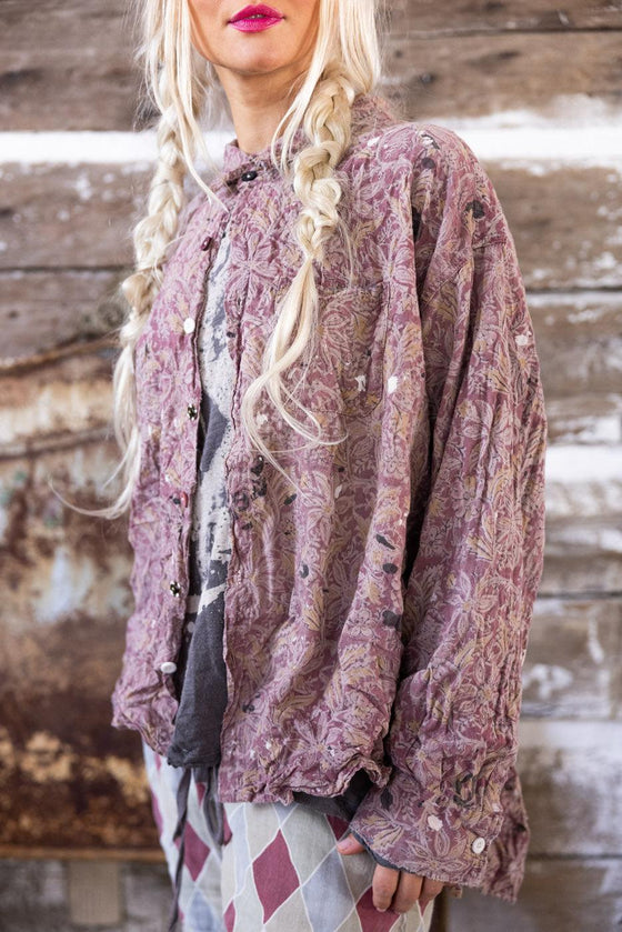 Magnolia Pearl Blockprint Adison Workshirt in Reverie