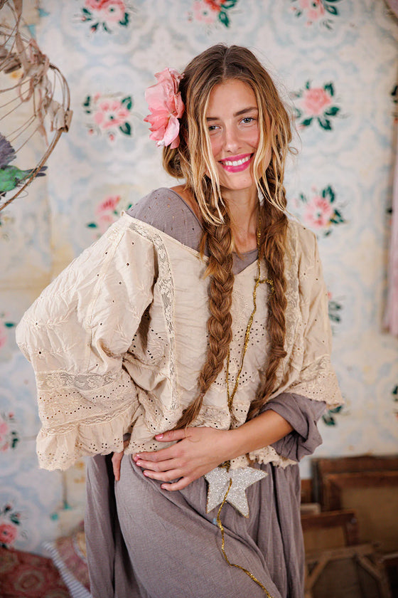 Magnolia Pearl Eyelet Rosemary Blouse in Aged