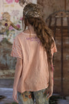 Magnolia Pearl Piecewise Pocket Tee in Tabby