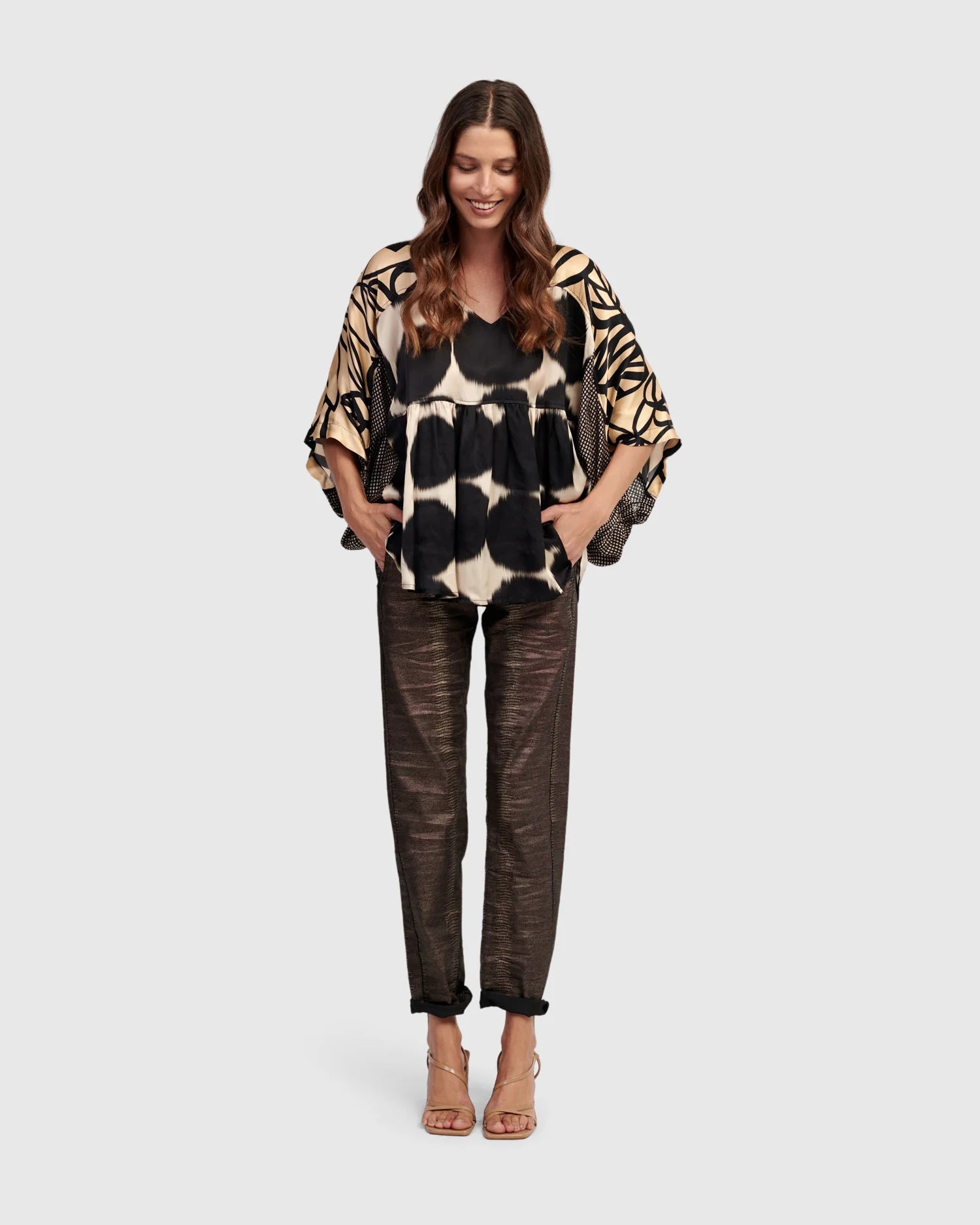 Alembika Skye Butterfly Blouse in Serene