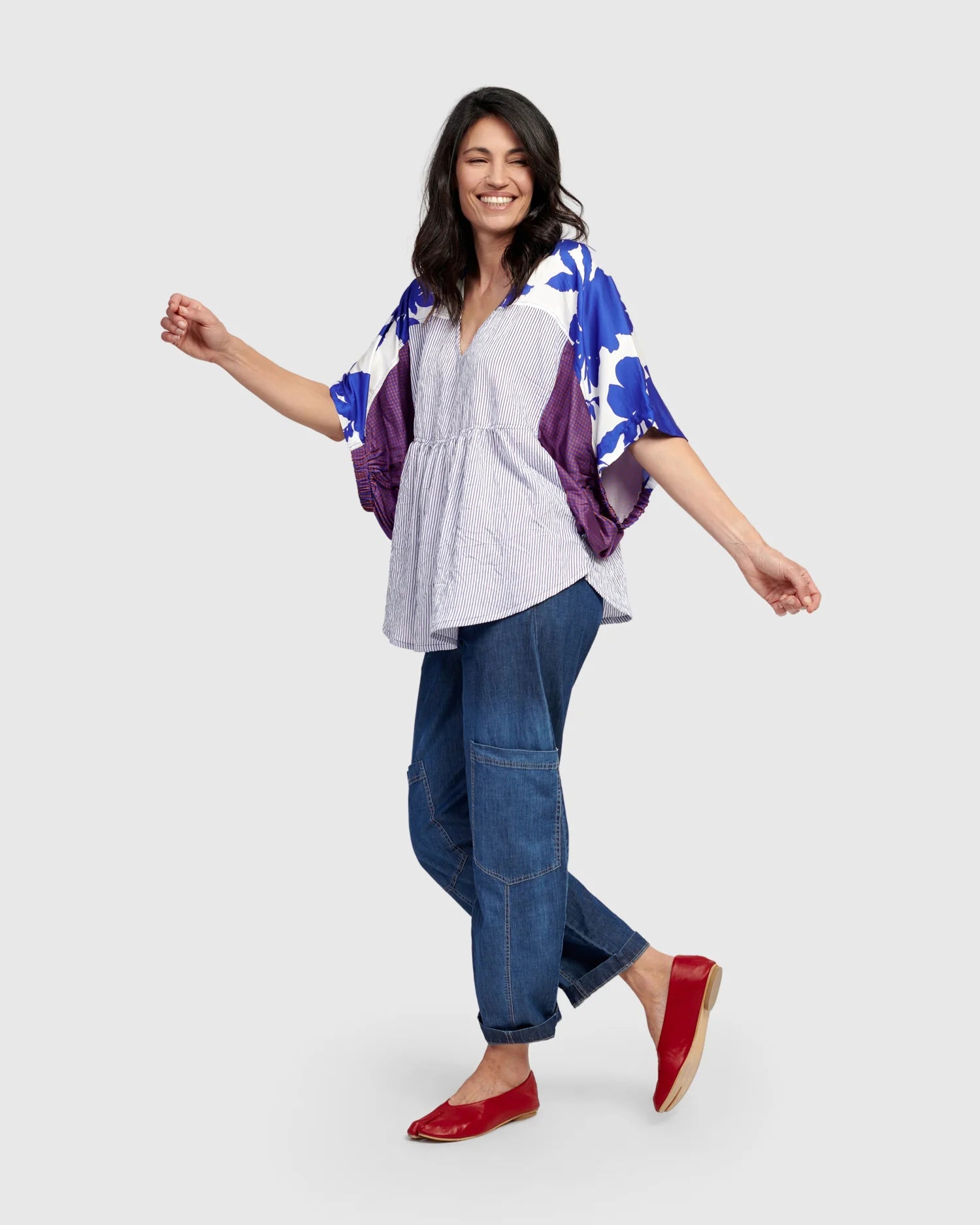 Alembika Top in Cerulean