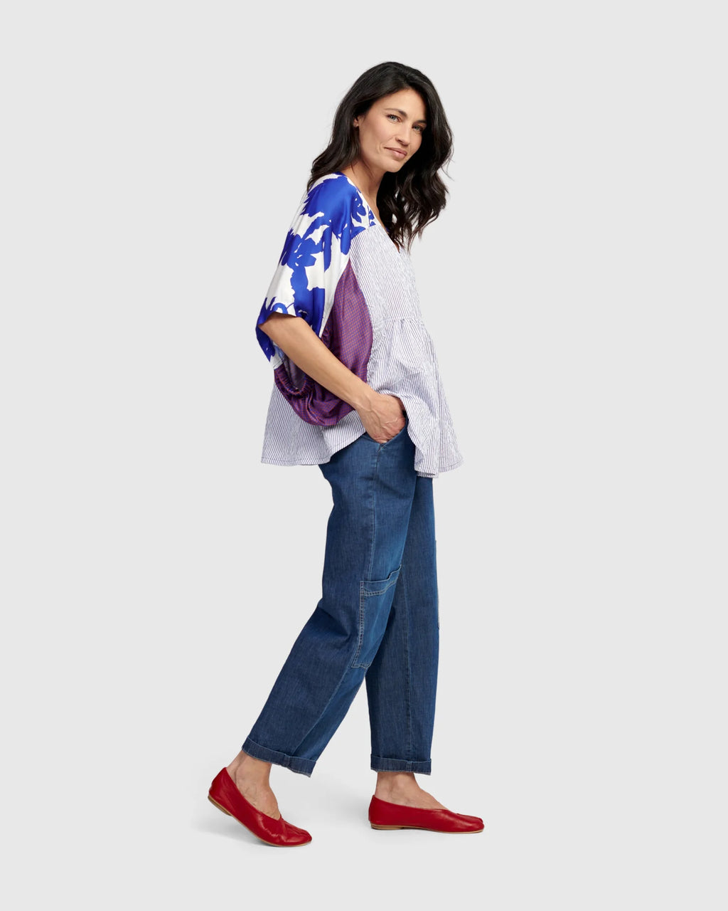 Alembika Top in Cerulean