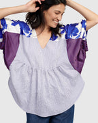 Alembika Top in Cerulean