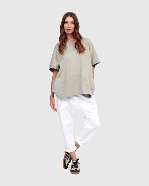 Alembika Sage Sweatshirt Top