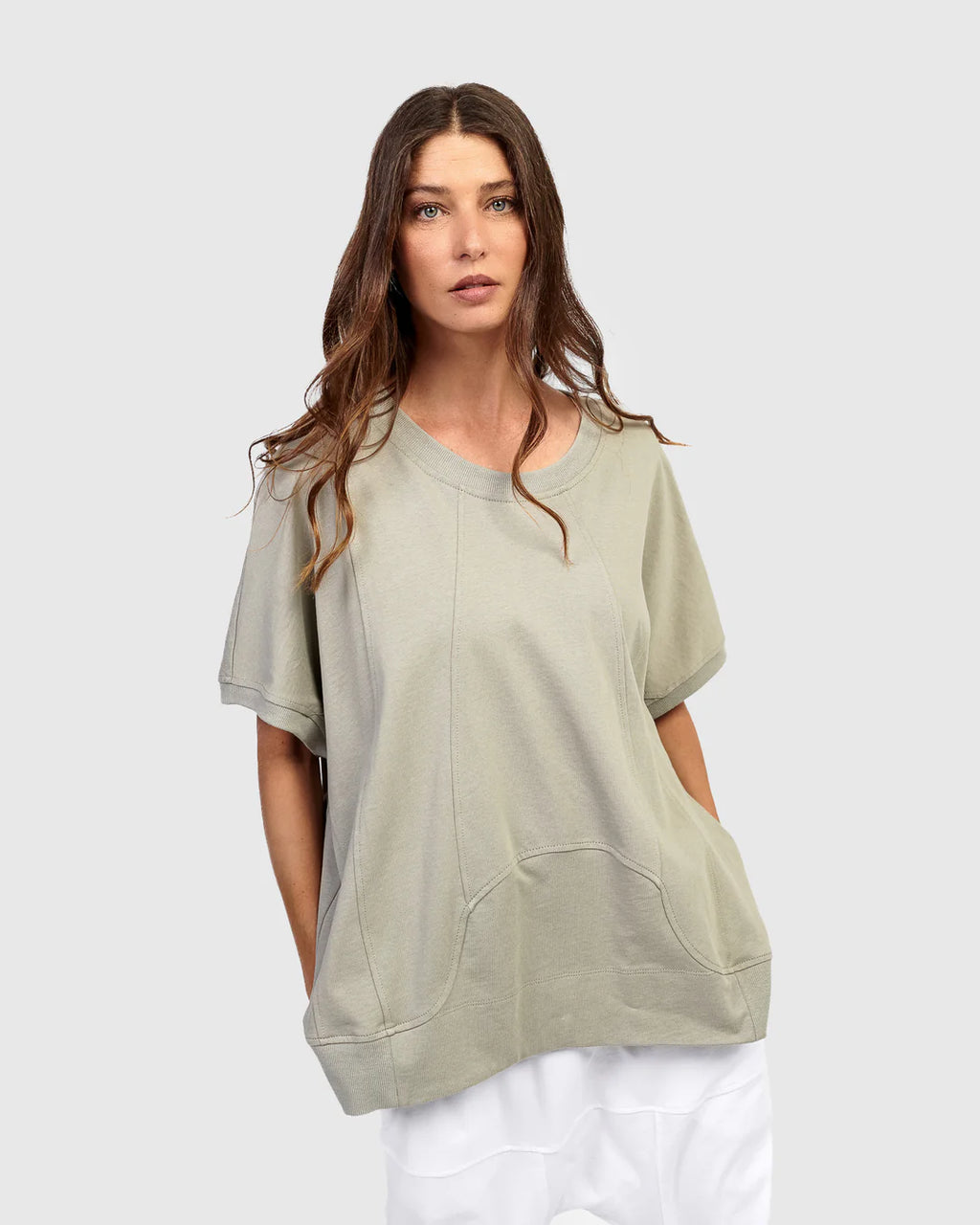 Alembika Sage Sweatshirt Top