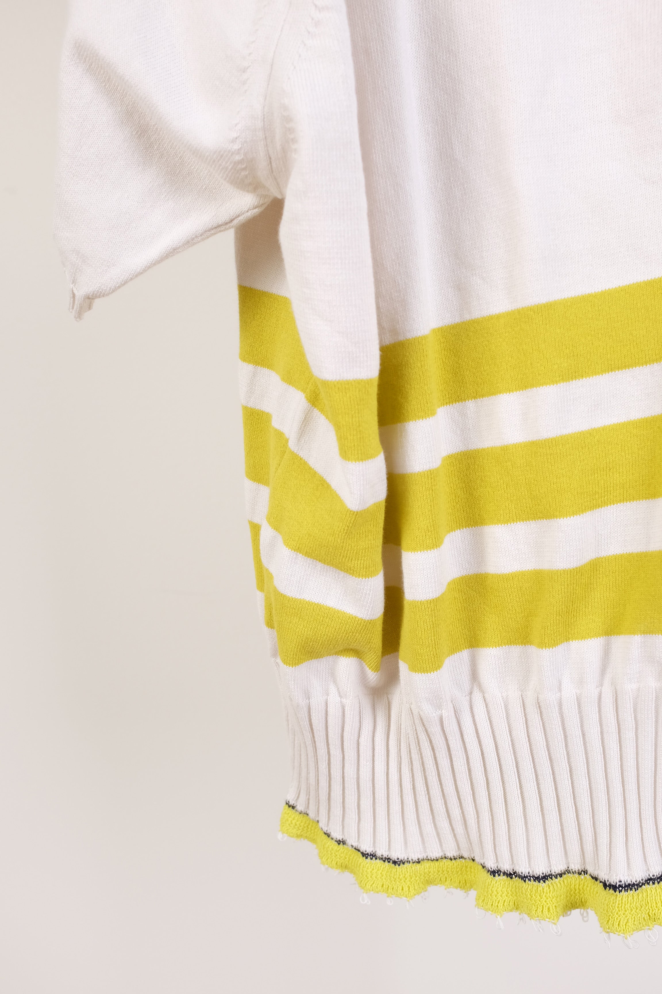 Serienumerica Asymmetric Sweater in Yellowmilk