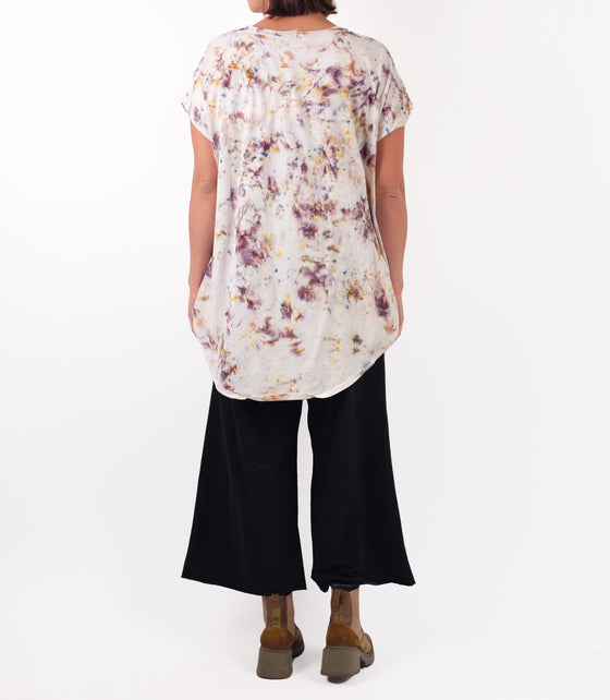 Cynthia Ashby Ivy Tee with Flock in On the Rocks