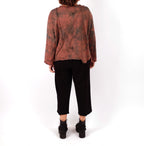 Gerties Rib Crop Pant in Black