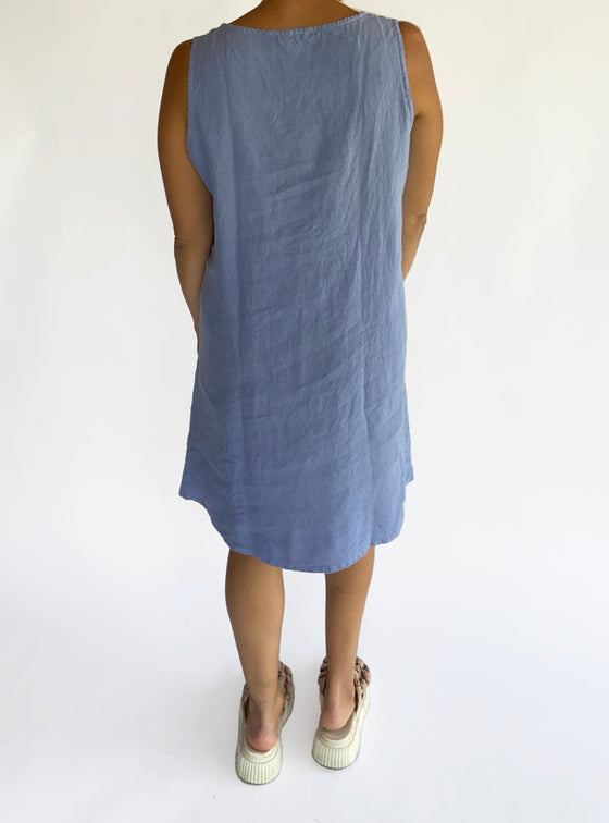 Cutloose Pocket Dress in French Linen