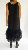 Bodil Slip Dress in Black