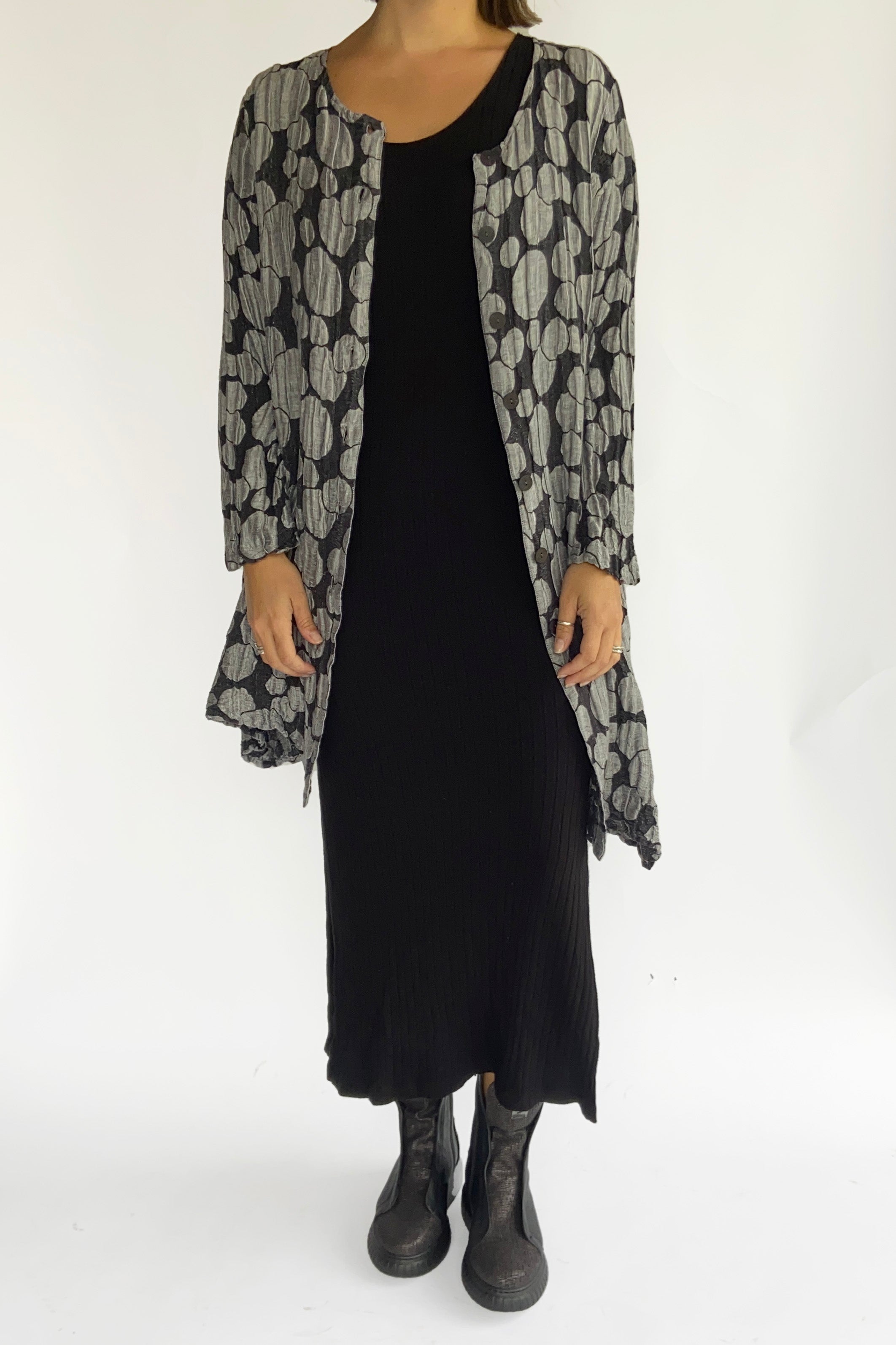 Bodil Rib Tank Dress in Black