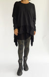 Grizas Soft Black Sweatshirt with Layer