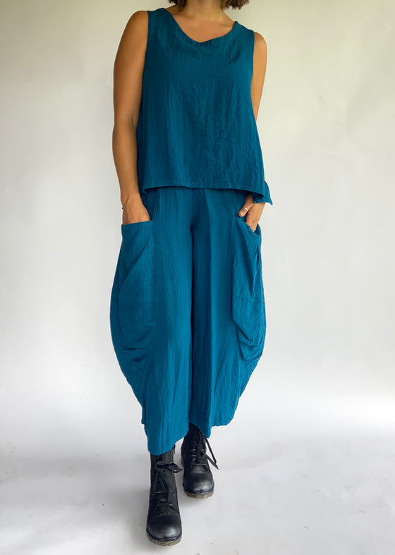Gerties Double Pocket Pant in Rainforest