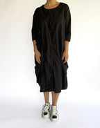 Cheyenne Ruffle 3/4 Sleeve Dress