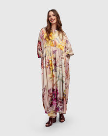  Alembika Floral 1/2 Button Up Dress