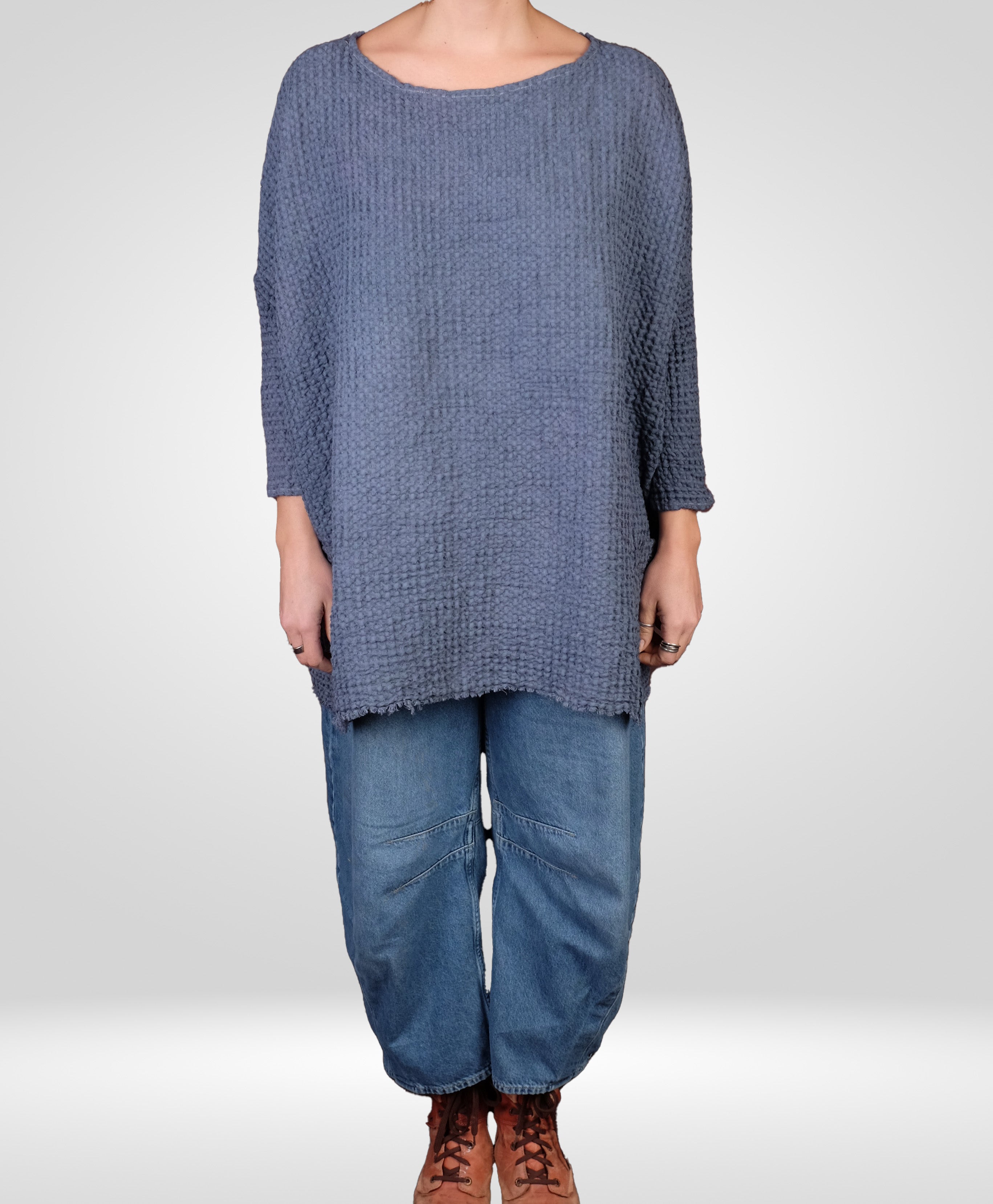 KQ European Linen Waffle One Size Tunic (3 Colors)