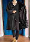 Luukaa Full Length Coat in Black