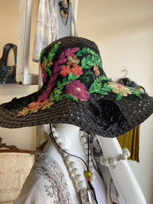  Petrushka Wide Brim Flower Hat
