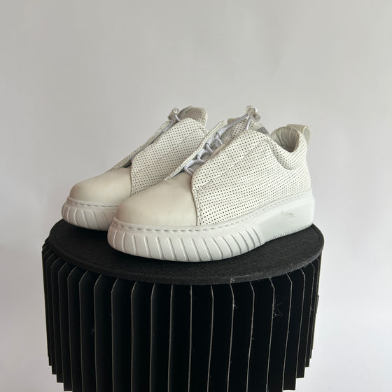 Andia Fora Italian Made White Sneaker